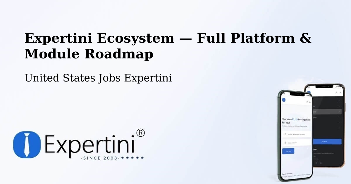 Expertini Ecosystem — Full Platform & Module Roadmap – Hayward